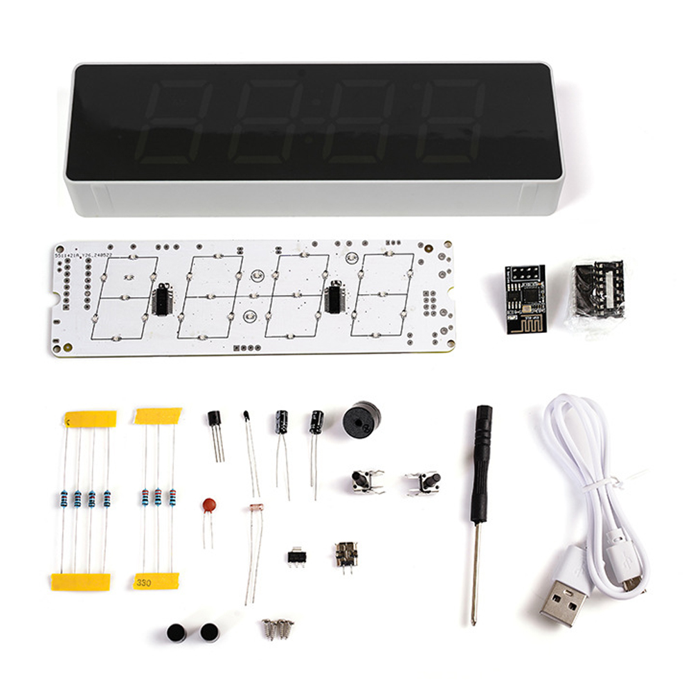 Home Automation Diy - IoT 다채로운 와이파이 시계 키트, 지능형