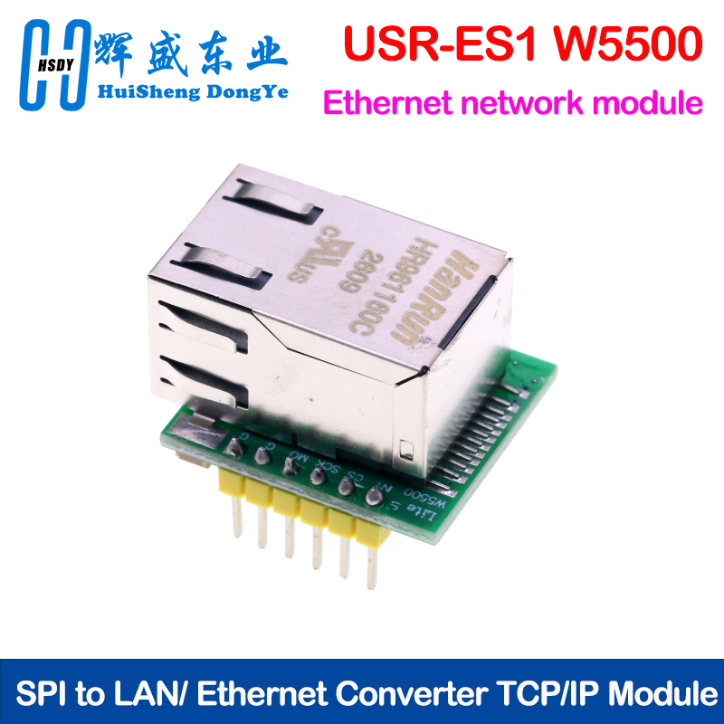 Ethernet Module W5500 - USR-ES1 W5500 이더넷 네트워크 모듈 하드웨어