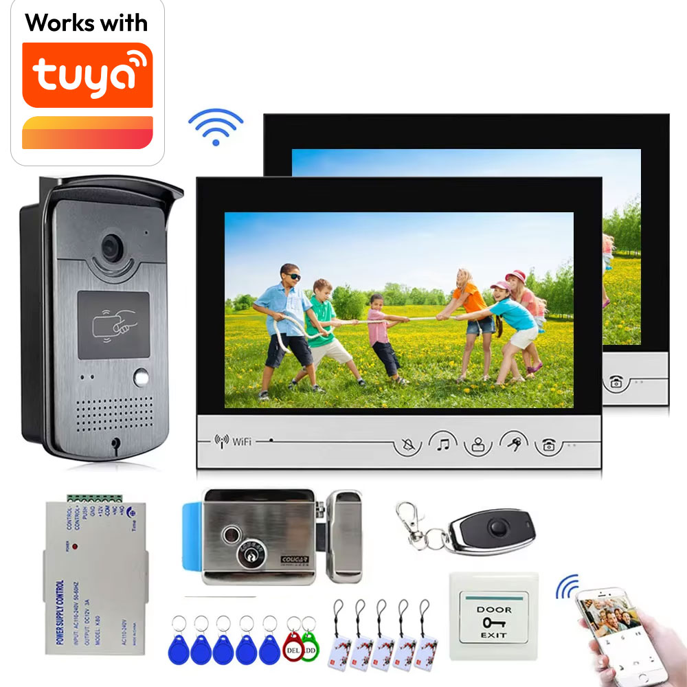 Tuya 컬러 무선 와이파이 스크린, 유도 카드 카메라 - Smart Doorbell Wired 리뷰 및 가격