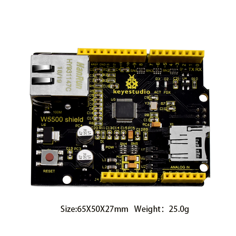 Keyestudio W5500 arduino용 이더넷  - Ethernet Module W5500 리뷰 및 가격