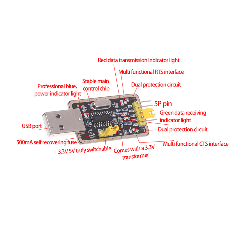 **CH340G 직렬 포트 모듈 USB-TTL 변환기  - Home Automation Arduino 리뷰 및 가격