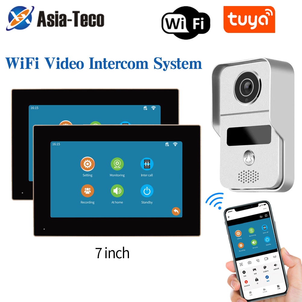 1080P 7 인치 WiFi 비디오 인터콤 TUYA 스 - Smart Doorbell Wired 리뷰 및 가격
