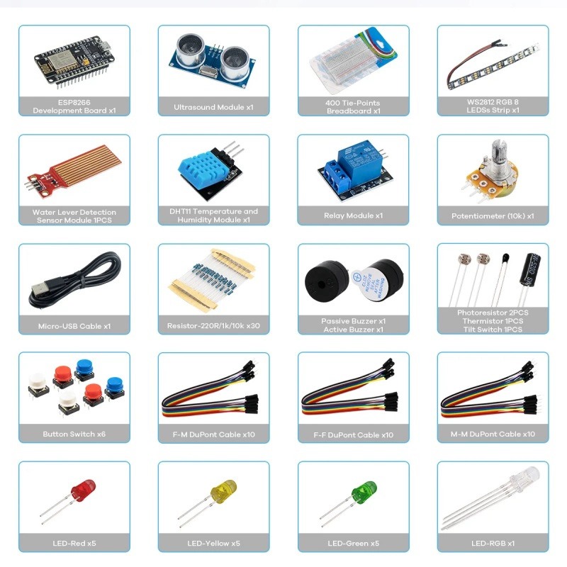 ESP8266 WiFi 개발 보드 IoT 스타터 키트  - Home Automation With Arduino 리뷰 및 가격