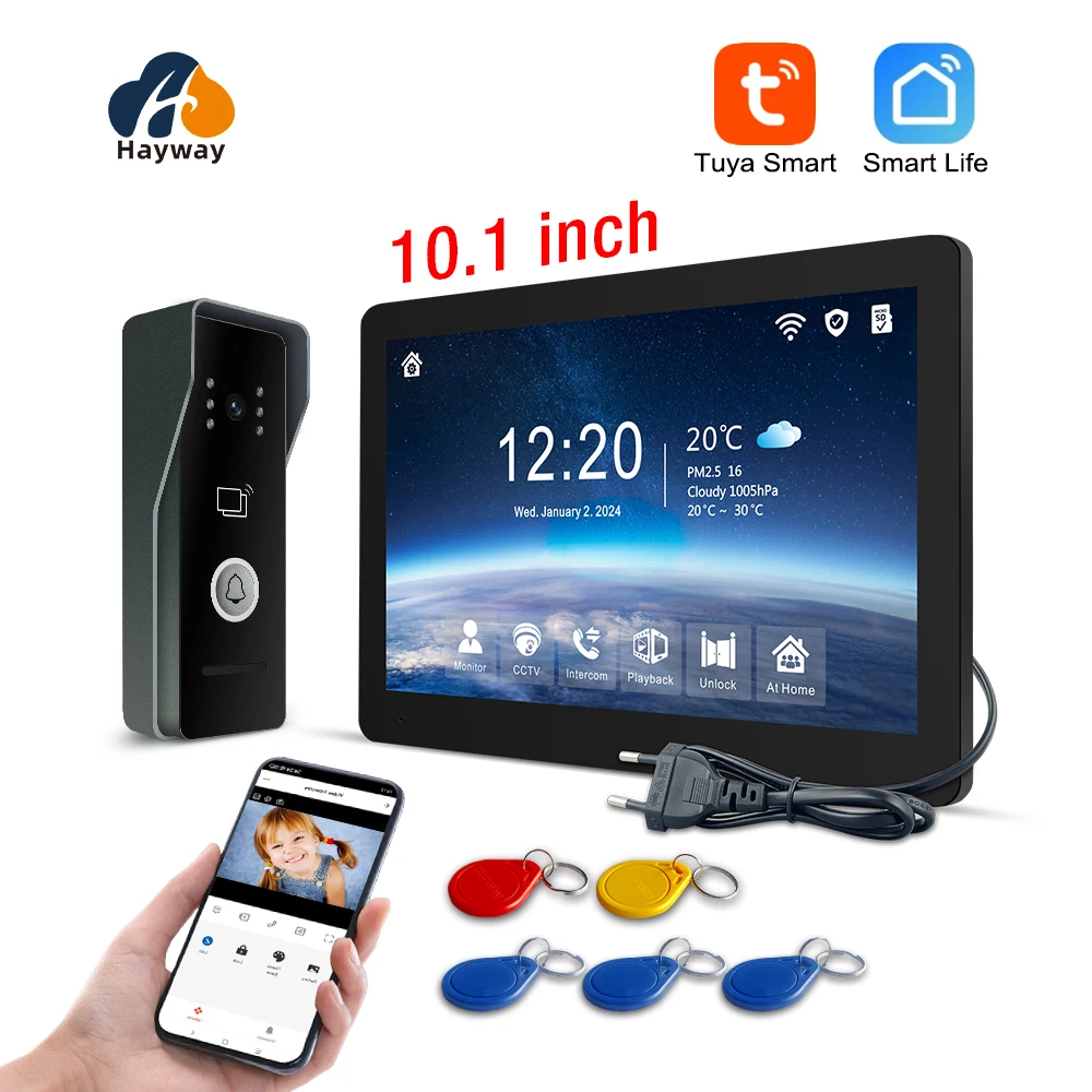 Hayway 투야 와이파이 스마트 1080P 비디오 인 - Smart Doorbell Wired 리뷰 및 가격