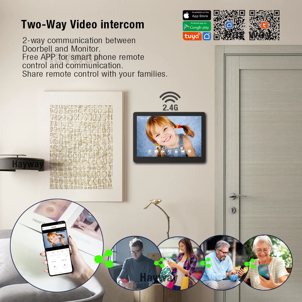 Hayway 투야 와이파이 스마트 1080P 비디오 인 - Smart Doorbell Wired 리뷰 및 가격