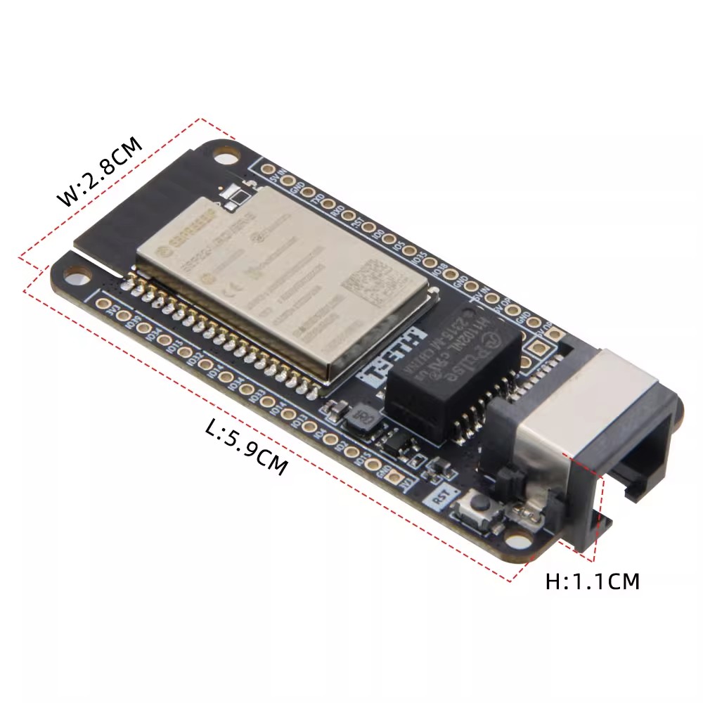 LILYGO T‑ETH‑Lite 개발 보드, ESP32 - Ethernet Module W5500 리뷰 및 가격